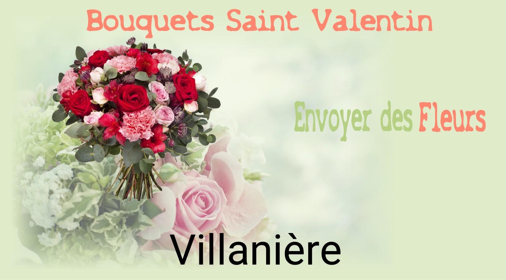Roses de Saint-Valentin livrées à Villanière